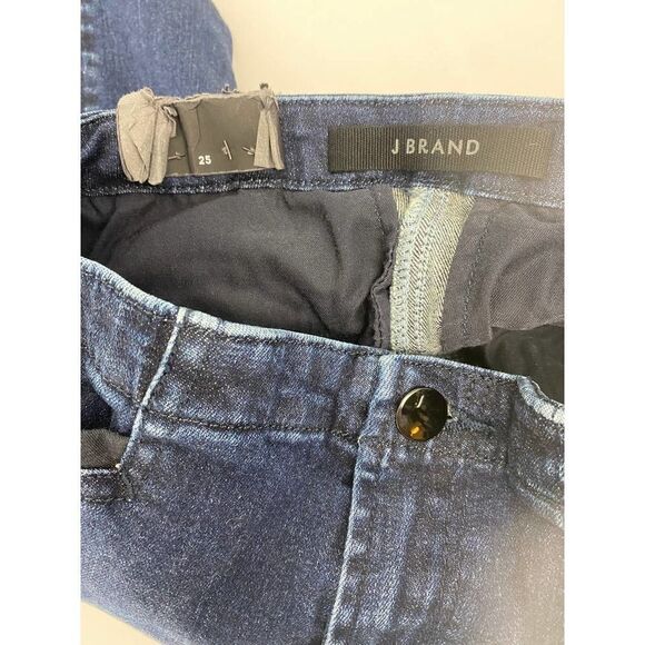 NWT J Brand High-Rise Darted Flare Split Hem Jeans Civility Blue - Size 25 - Picture 11 of 11